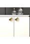8 Pieces of Hard Plastic Mushroom Button Handle Cream Cabinet Furniture Kitchen Cabinet Drawer Door Handle - 5
