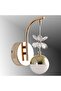 Tt099-Fsr French Yellow Lighting Led Stoned 3 Color Module Sconce