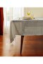 Thin Polyester Tablecloth - Light Brown Jacquard (Lm)