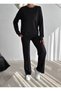 Modal Fabric Trousers and Sweatshirt Set