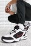 Air Monarch 4 Leather Walk Training Shoes Genuine Leather Sports Shoes White