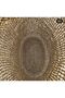 Gold Color Metallic Shiny Straw - Rope Hand Knitted Mesh Bag Beach and Shoulder Bag - 2