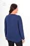 Plus Size New Season Front Plush Bat Sleeve Flexible Comfort Model Soft Texture Stylish Knitwear Sweater - 6