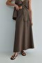 Brown Serena Flared Skirt - 4
