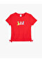 T-Shirt Cat Printed Short Sleeve Cotton