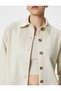 Suede Shirt Jacket Buttoned Classic Collar - 5