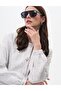 Gray Shiny Stone Detailed Jacquard Jacket - 6