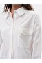 Poplin Tunic - Ecru Color with Sleeve Detail - 7