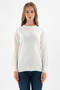 Crew Neck Tunic Ecru - 3