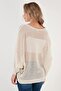 Openwork Sweater Ecru - 3
