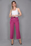 Fuchsia Short Wide Leg Trousers - 3