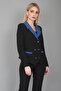 Garnished Jacket-indigo - 3