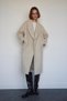 Cream Kane Cuffed Maxi Coat - 7