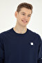 Men's Navy Blue Sweatshirt 50263251 -Vr033 - 2