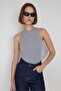 Gray Oli Corded Crew Neck Ball - 5