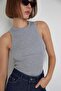 Gray Oli Corded Crew Neck Ball - 6