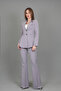 Yonca Jacket & Flared Trousers Set-Anthracite - 1027530 - 2