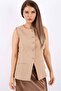 Women's Finery Beige Vest - 5