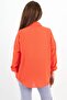Women's Well Orange Linen Shirt - 3