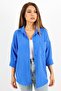 Women's Well Blue Linen Shirt - 8