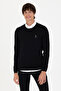 Men's Black Crew Neck Sweater 50269003-Vr046 - 3