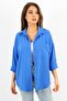 Women's Well Blue Linen Shirt - 5