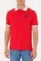 Men's Red Polo Collar T-Shirt 50263444 -Vr030 - 6