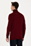 Men's Burgundy Basic Sweater 50268935 -Vr014 - 5