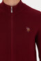 Men's Burgundy Basic Knitwear Cardigan 50268938 -Vr014 - 7