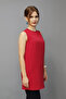 Zero Neck Sleeveless Blouse - Red - 3001100 - 4