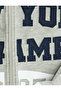 Crop Sweatshirt Hooded Zippered College Embroidered Pocket Detail - 6