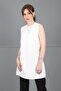Zero Neck Sleeveless Blouse - White - 3001100 - 6