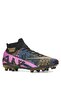 Air Laliga Football Boots Socks - Black/Gold/Patterned