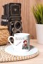 Peace Need One Coffee Printed Red White Turkish Coffee Cup 01