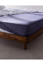 Manon king size plus 100% cotton ranforce elastic sheet - purple