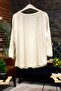 Collar and Button Paillette Linen Prevailing Collar Shirt - 2