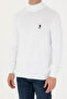 Men's White Turtleneck Sweater 50269007-Vr013 - 6