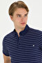 Men's Regular Fit Polo Neck Navy Blue T-Shirt 50263430-Vr033 - 2