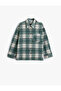 Oversize Lumberjack Shirt Long Sleeve Pocket Detail Classic Collar Buttoned