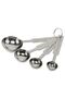Metal Small Measuring Spoons Liquid Scale Set Set of 4