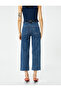 Wide Short Leg Jeans Standard Waist with Pockets - Sandra Culotte Jeans - 4