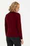Women's Burgundy Basic Knitwear Cardigan 50269011 -Vr014 - 5