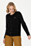 Women's Black Basic Knitwear Cardigan 50269008 -Vr046