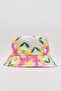 Women's Pink Galaxy Pattern Bucket Fisherman Hat Bucket Hat - 3