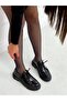 Black Patent Leather (College) Women's Lace-Up Loafer - 7