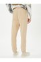 Jogger Sweatpants with Lace Waist and Pocket Detail - 4