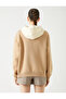 Hooded Sweatshirt College Printed Kangaroo Pocket - 4