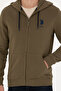 Men's Khaki Knitted Cardigan 50269401-Vr027 - 6