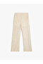 X Melis Ağazat - Crochet Trousers with Half Lining and Wide Legs - 7
