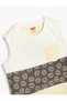 Athlete Pocket Detailed Crew Neck Color Block Cotton - 3